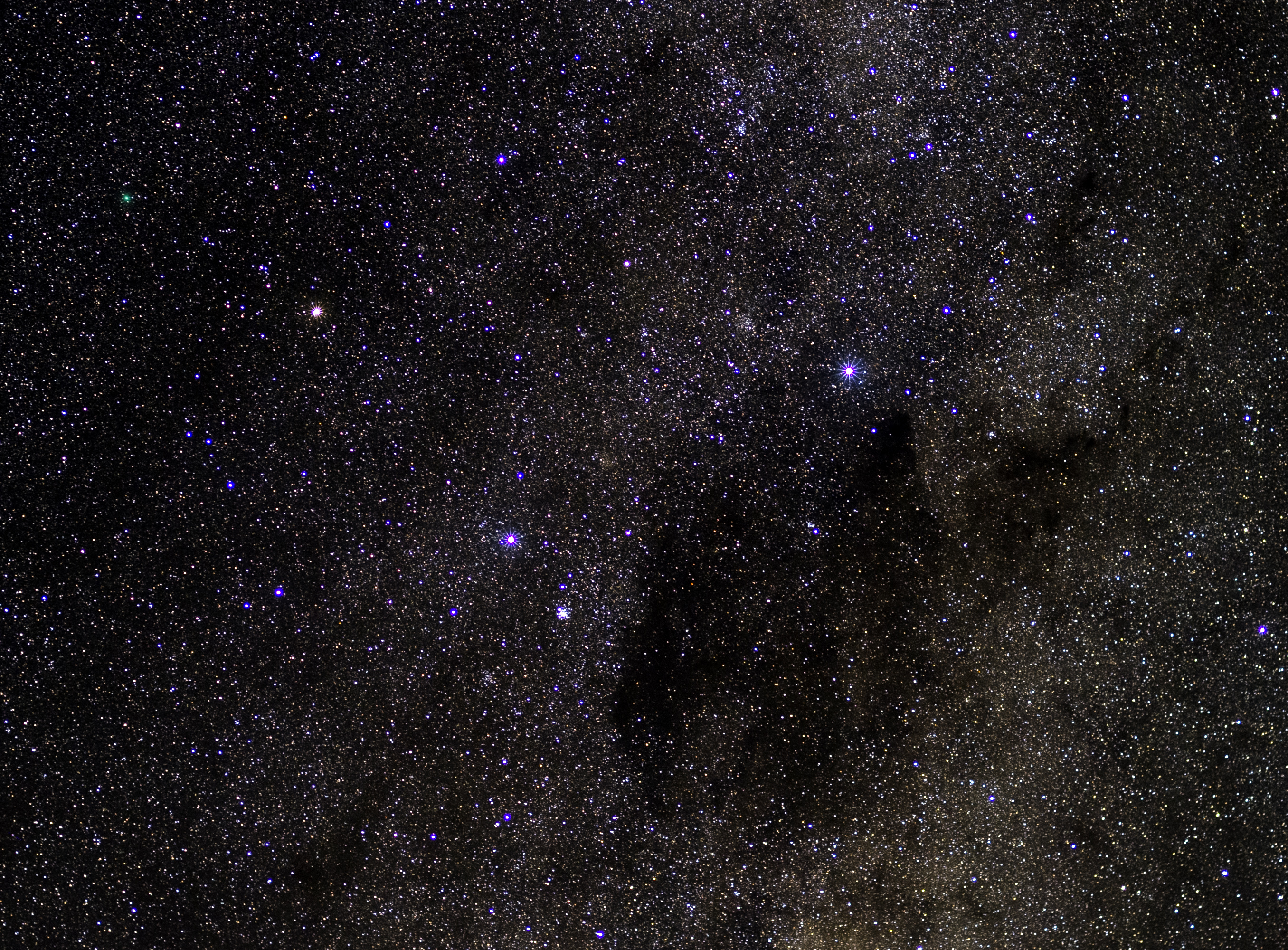 Southern Cross and Coalsack Dark Nebula
