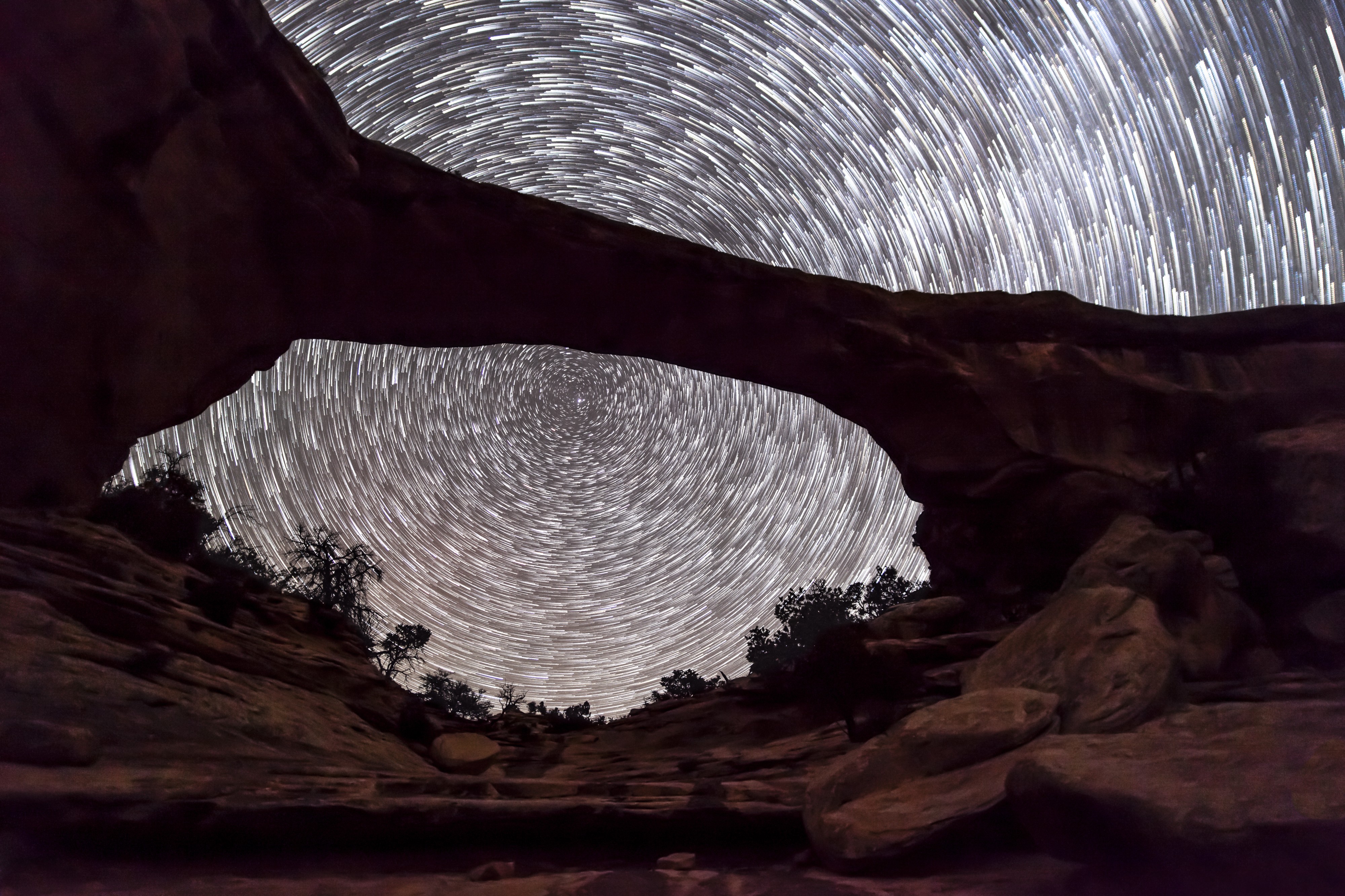 Night sky at Owachomo Bridge (9474844734)