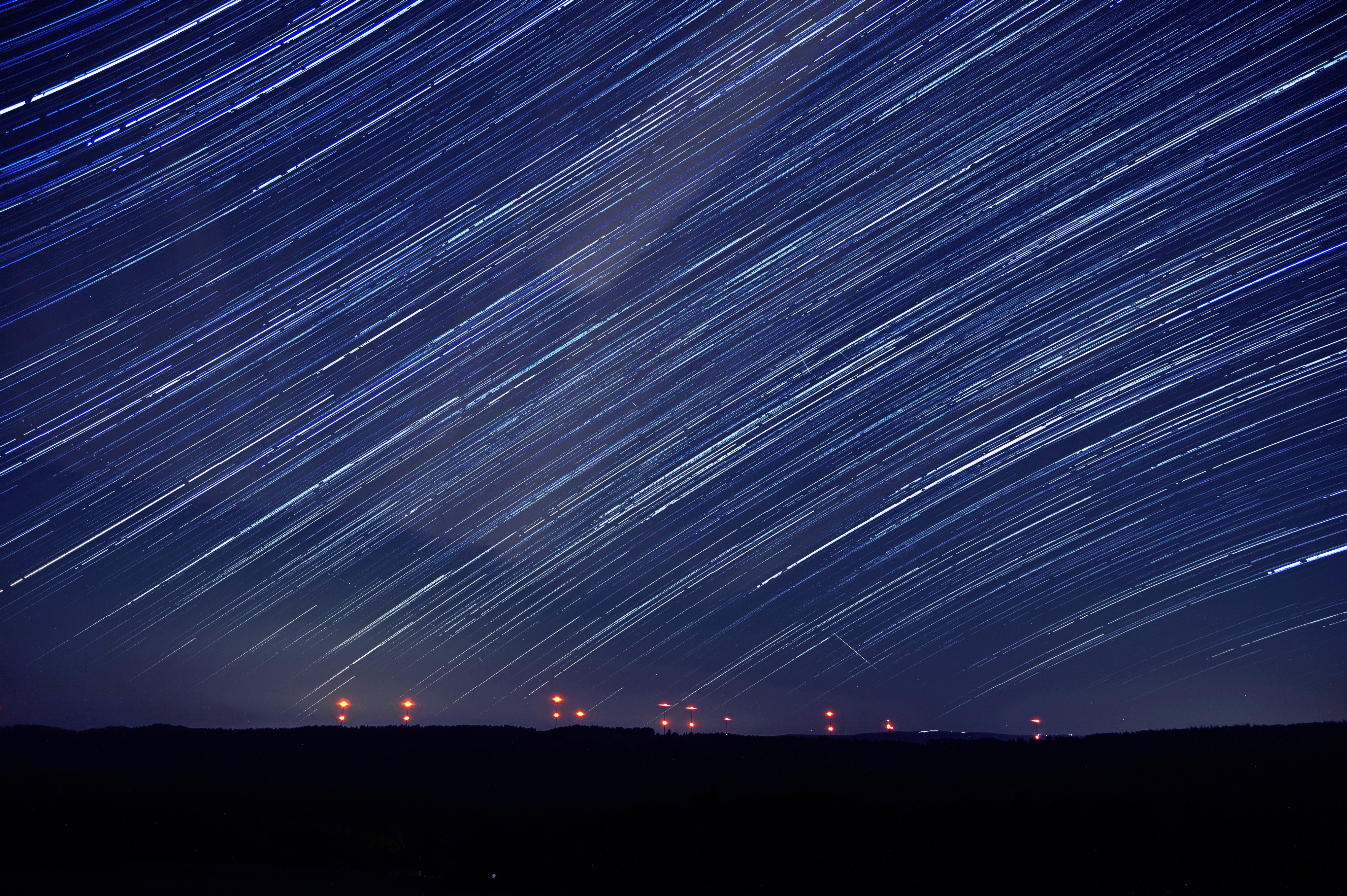 Perseids over a Windfarm (20548071275)