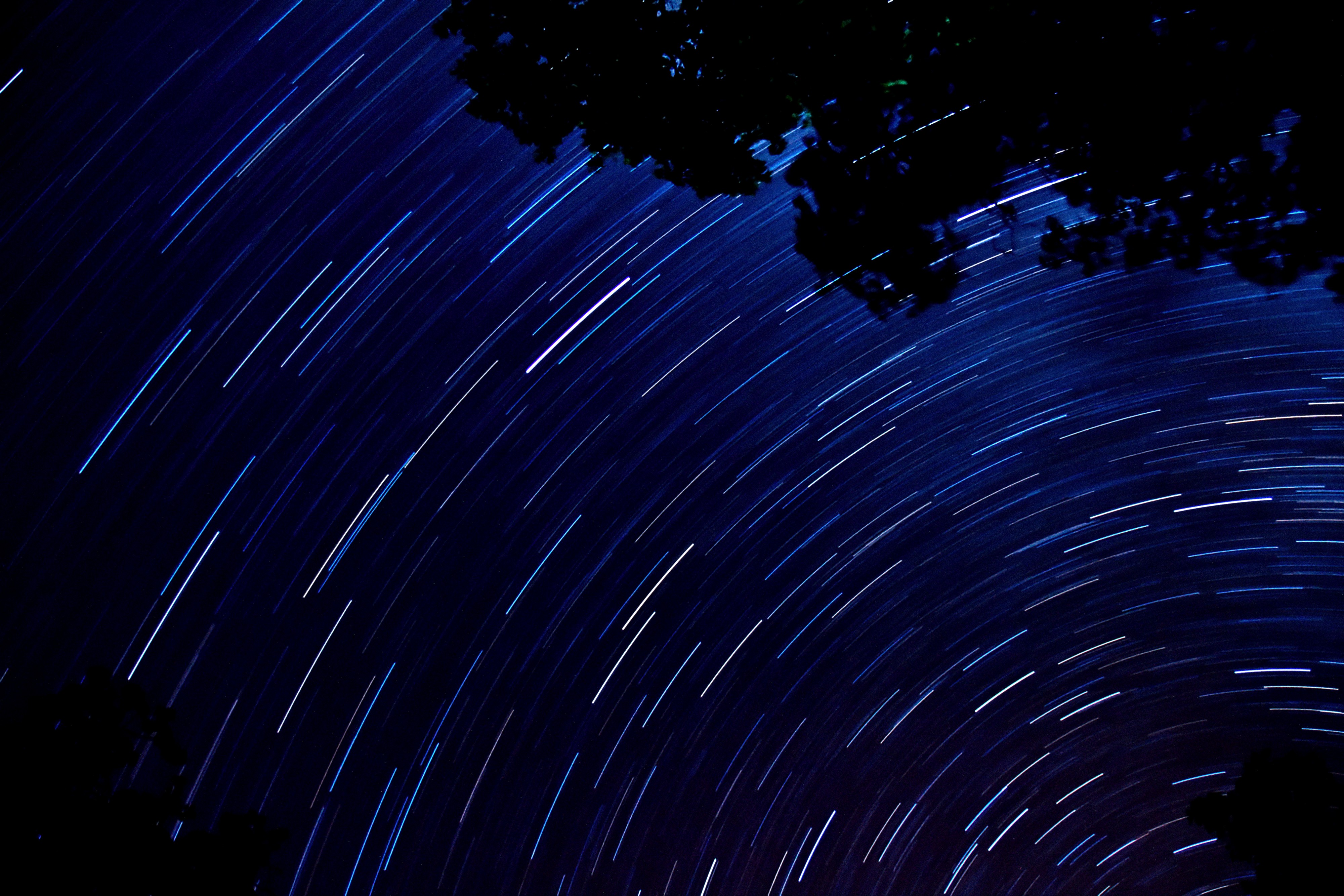 Star trails from fremont peak