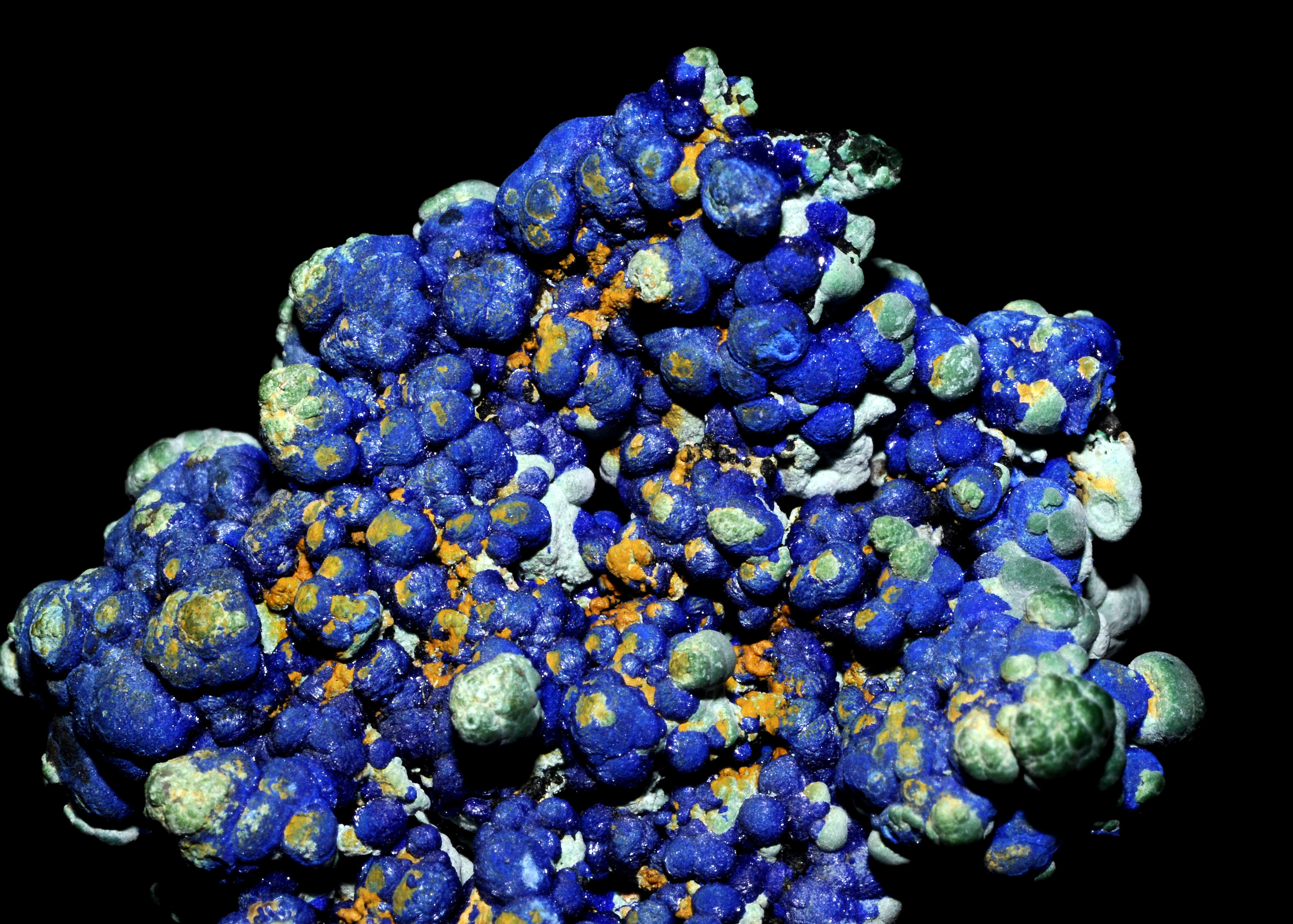 Azurite, malachite (Maroc) 