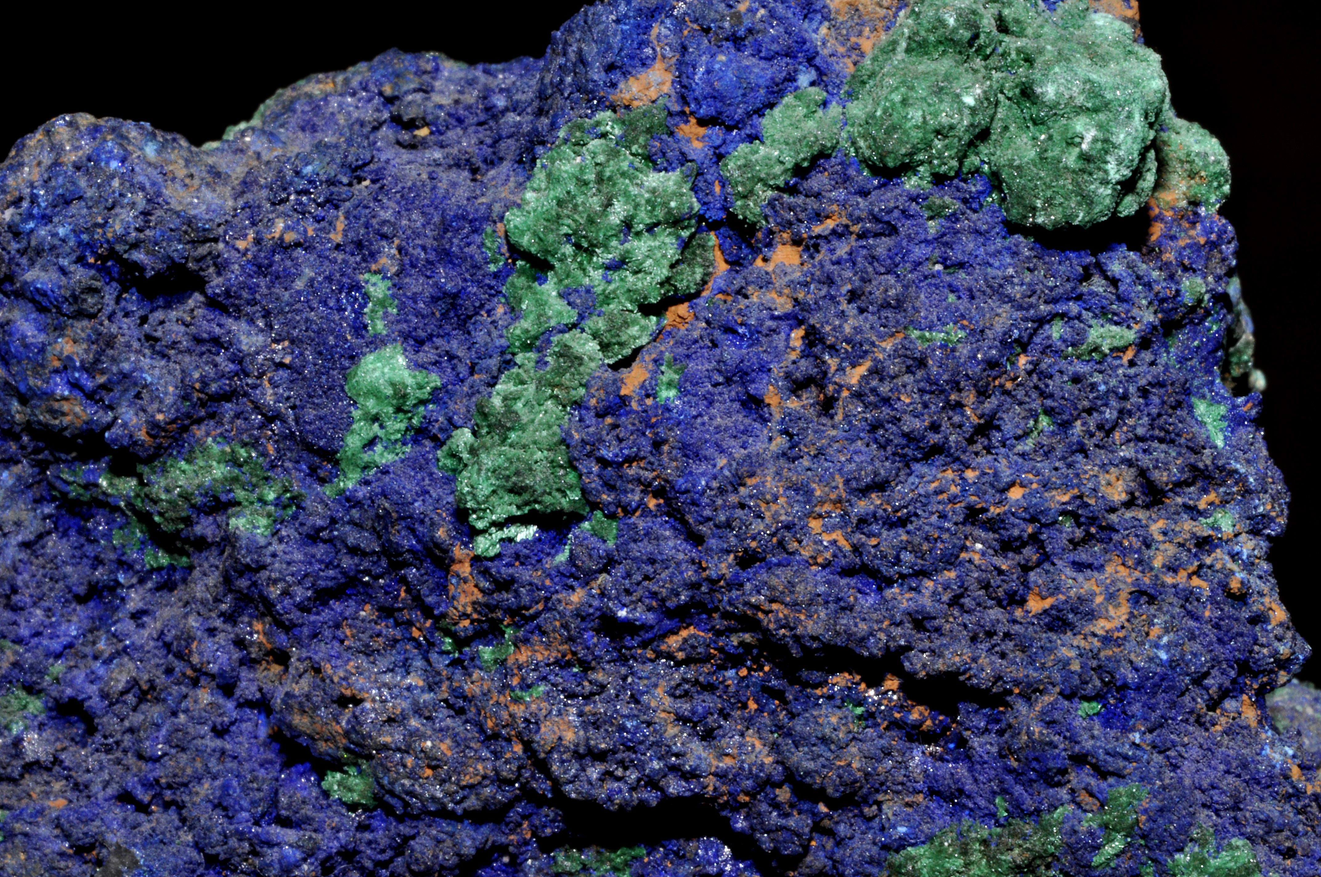 Azurite et malachite 1(Maroc)