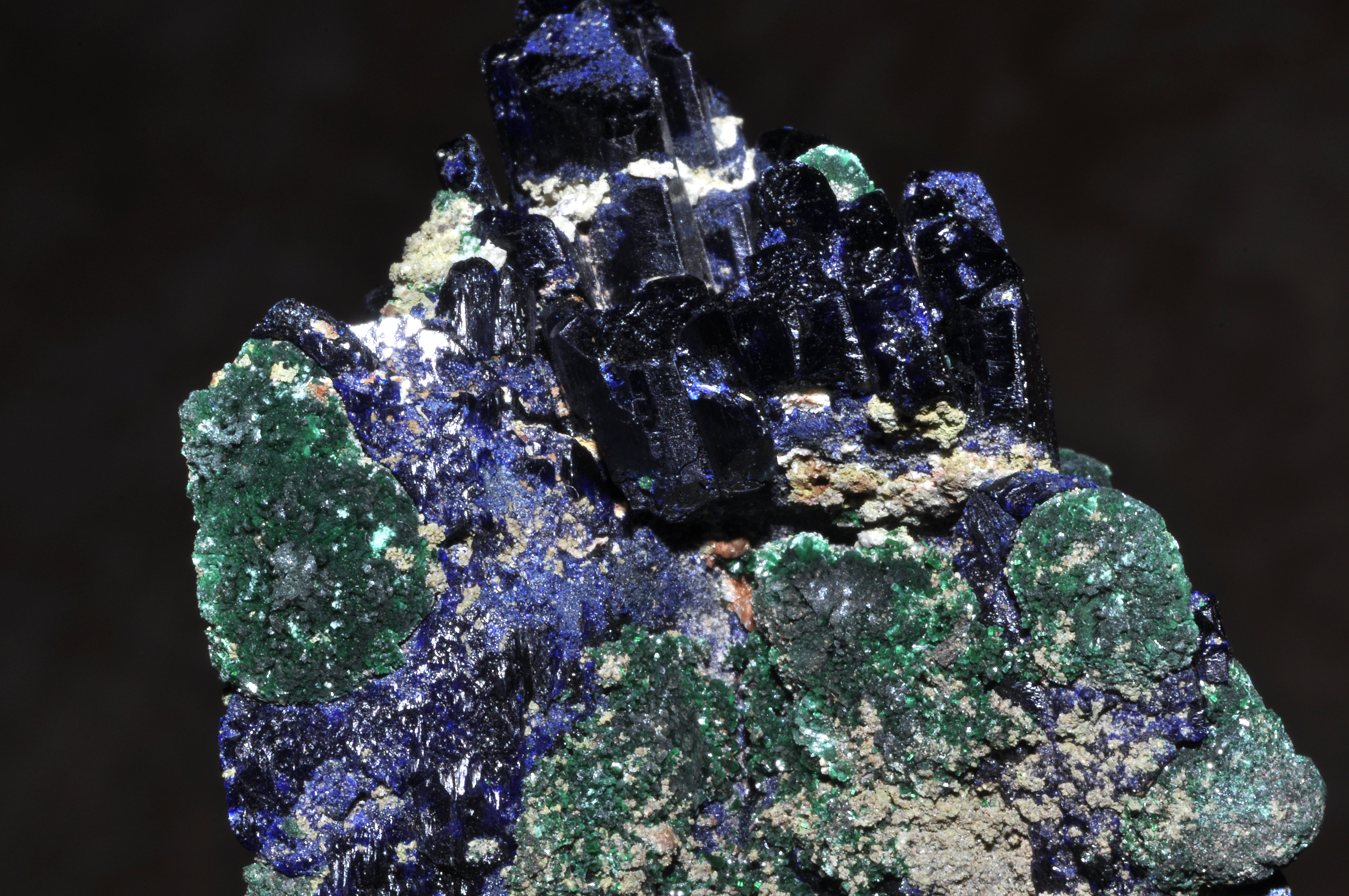 Azurite et malachite 3(Maroc)