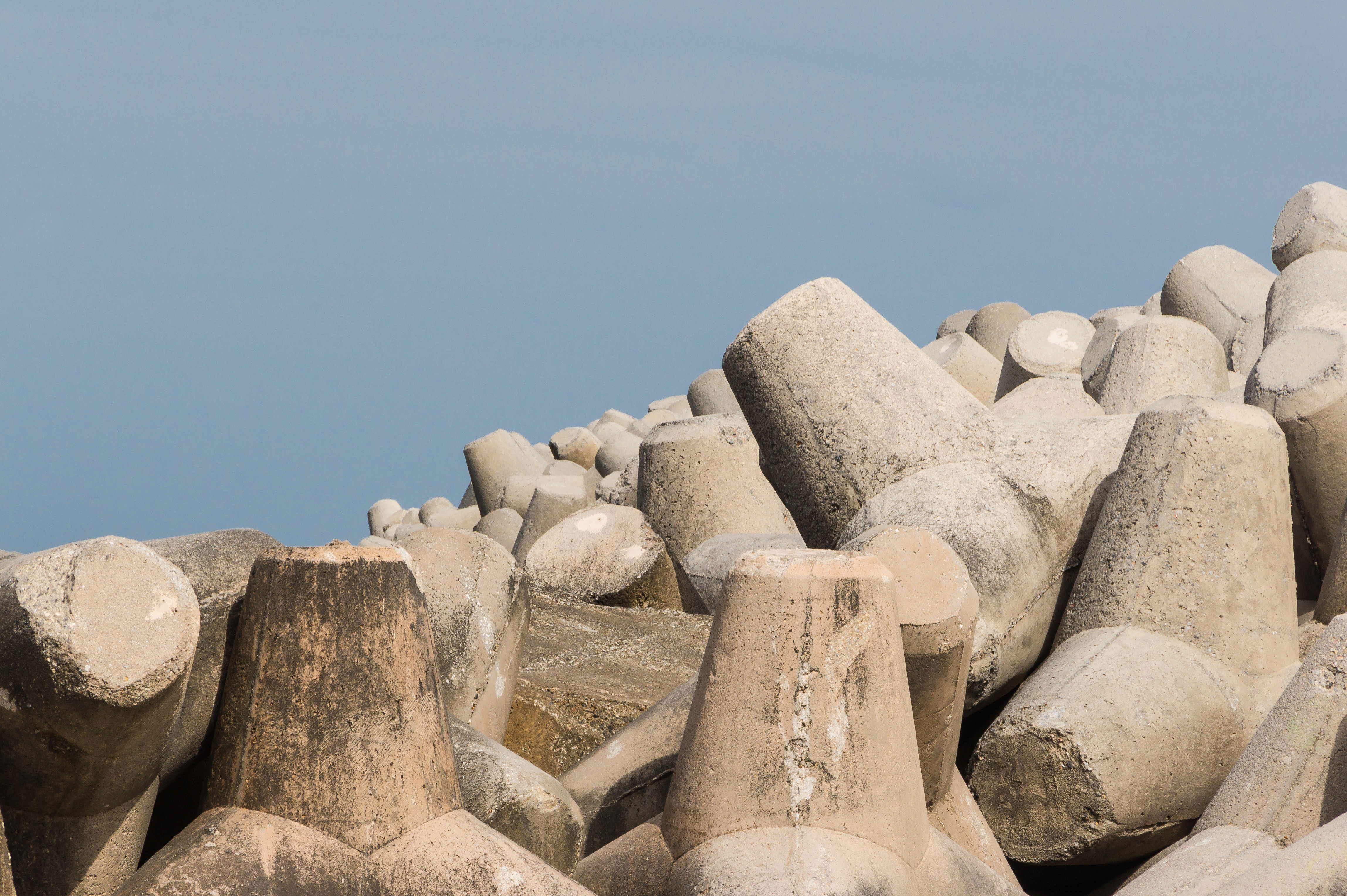Breakwater Rethymno Crete Greece