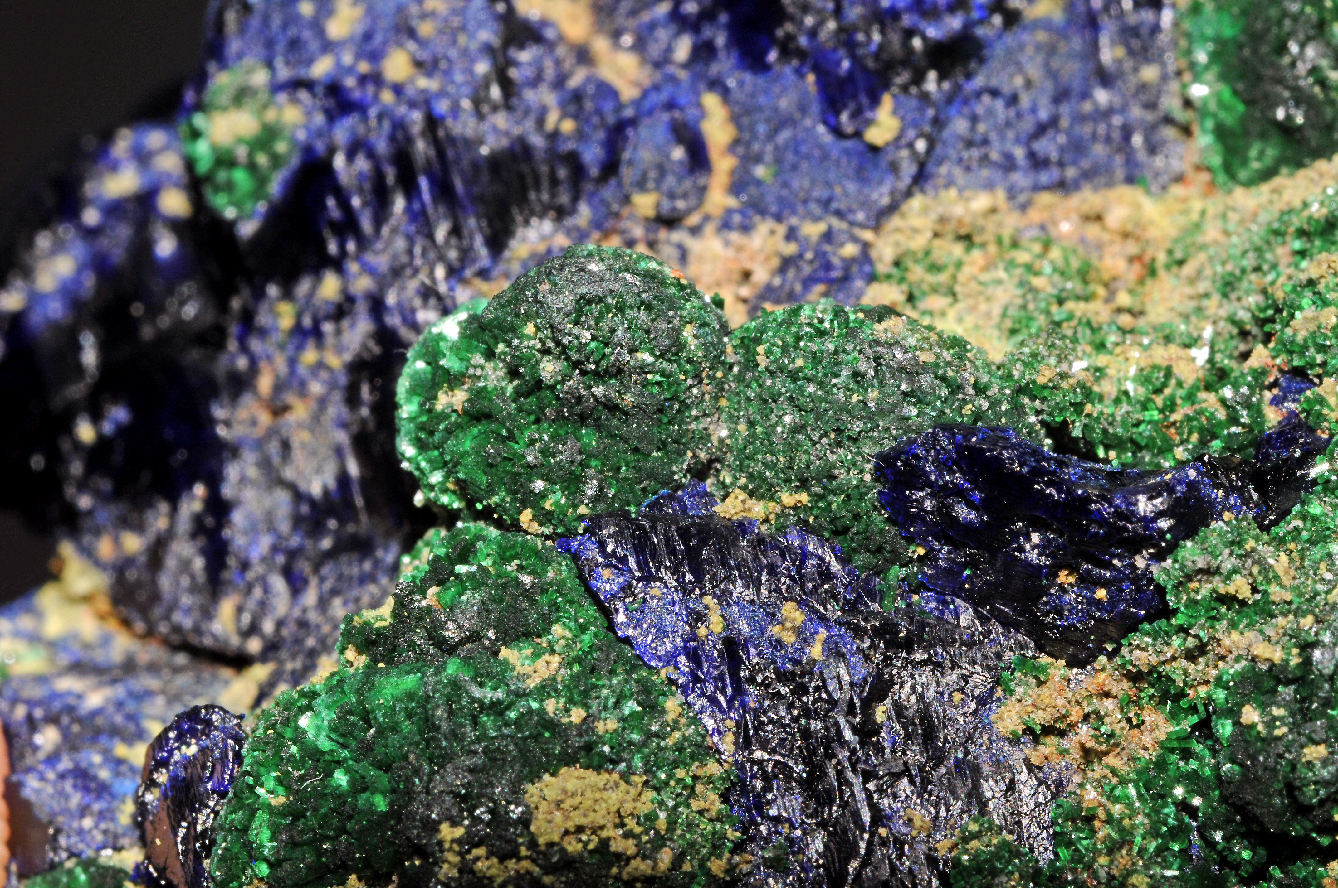 Malachite et azurite (Maroc) 1 