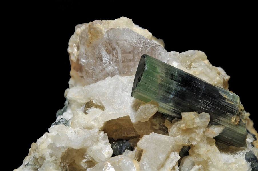 Morganite, elbaïte, cleavelandite