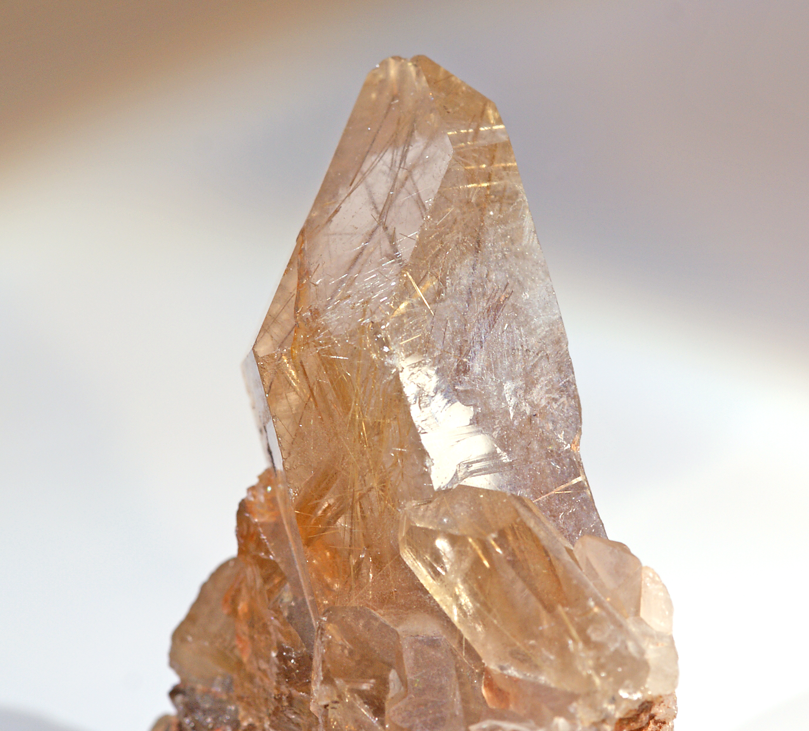 Quartz a rutile
