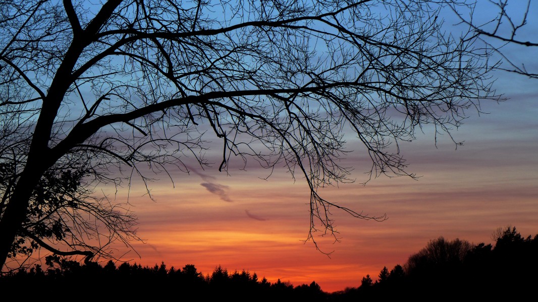 Abendhimmel über Emhof