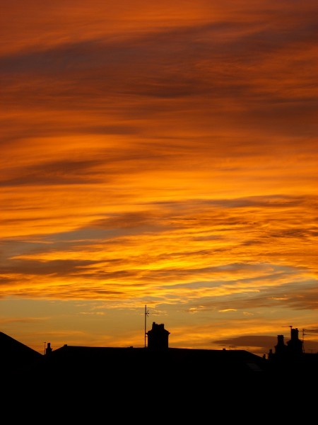 Fire in the sky
