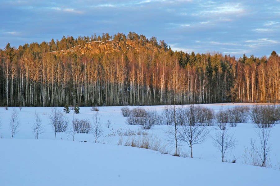 Hiidenvuori in winter, april 2004 - panoramio
