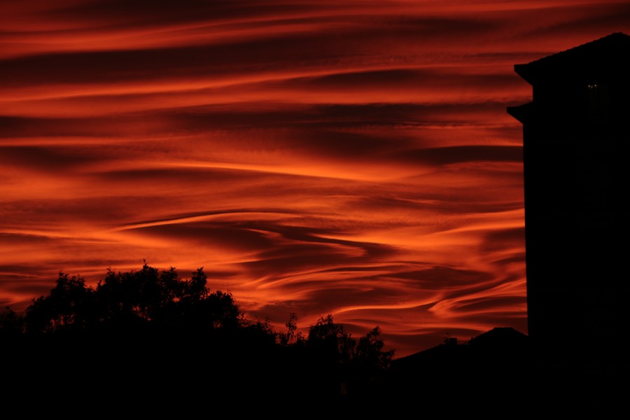 IMG 8063 - Extraordinary sunset in Milan. Photo by Giovanni Dall'Orto, October 29 2017