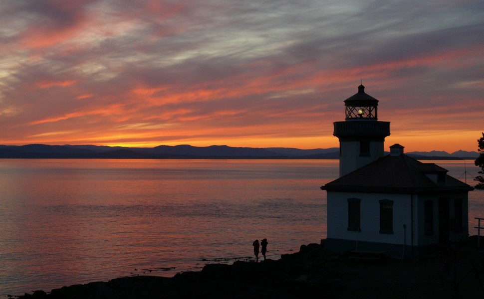 Lighthouse Sunset SJI