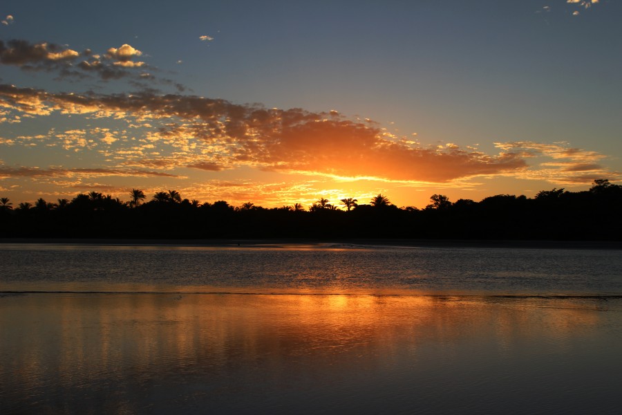 Ocaso dourado.