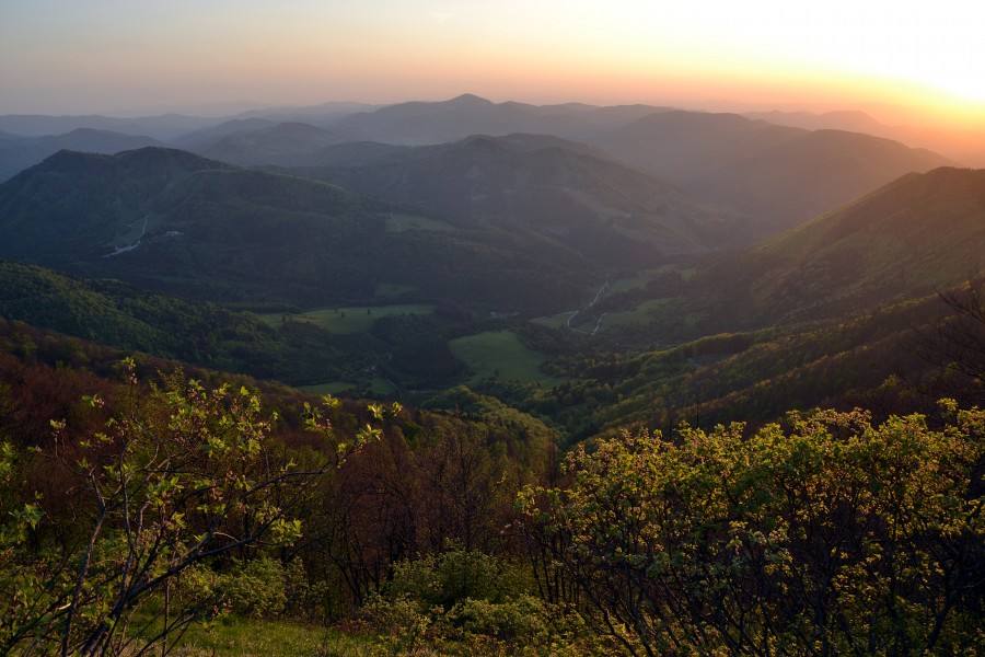 Sunset from Kľak, Malá Fatra 02
