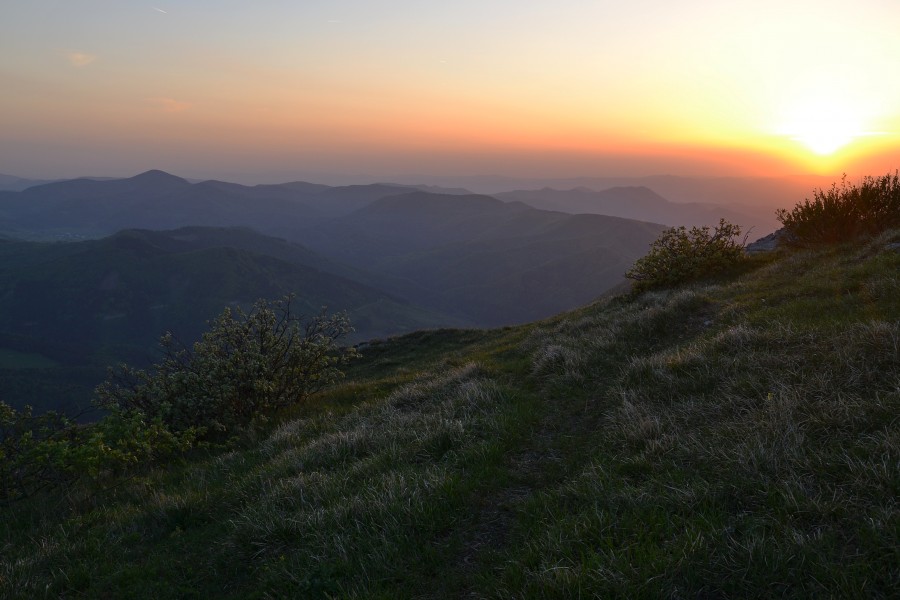 Sunset from Kľak, Malá Fatra 03