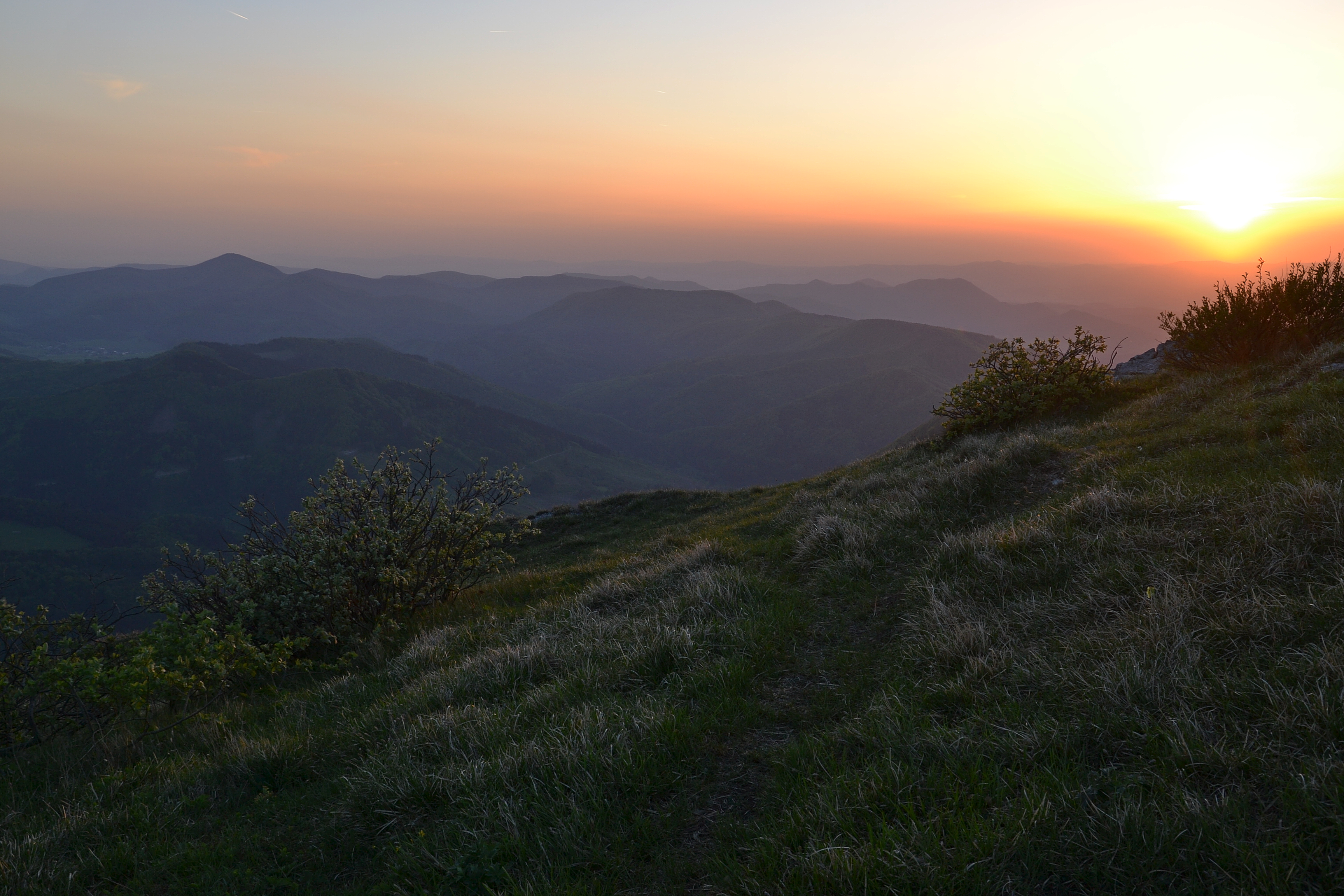 Sunset from Kľak, Malá Fatra 03