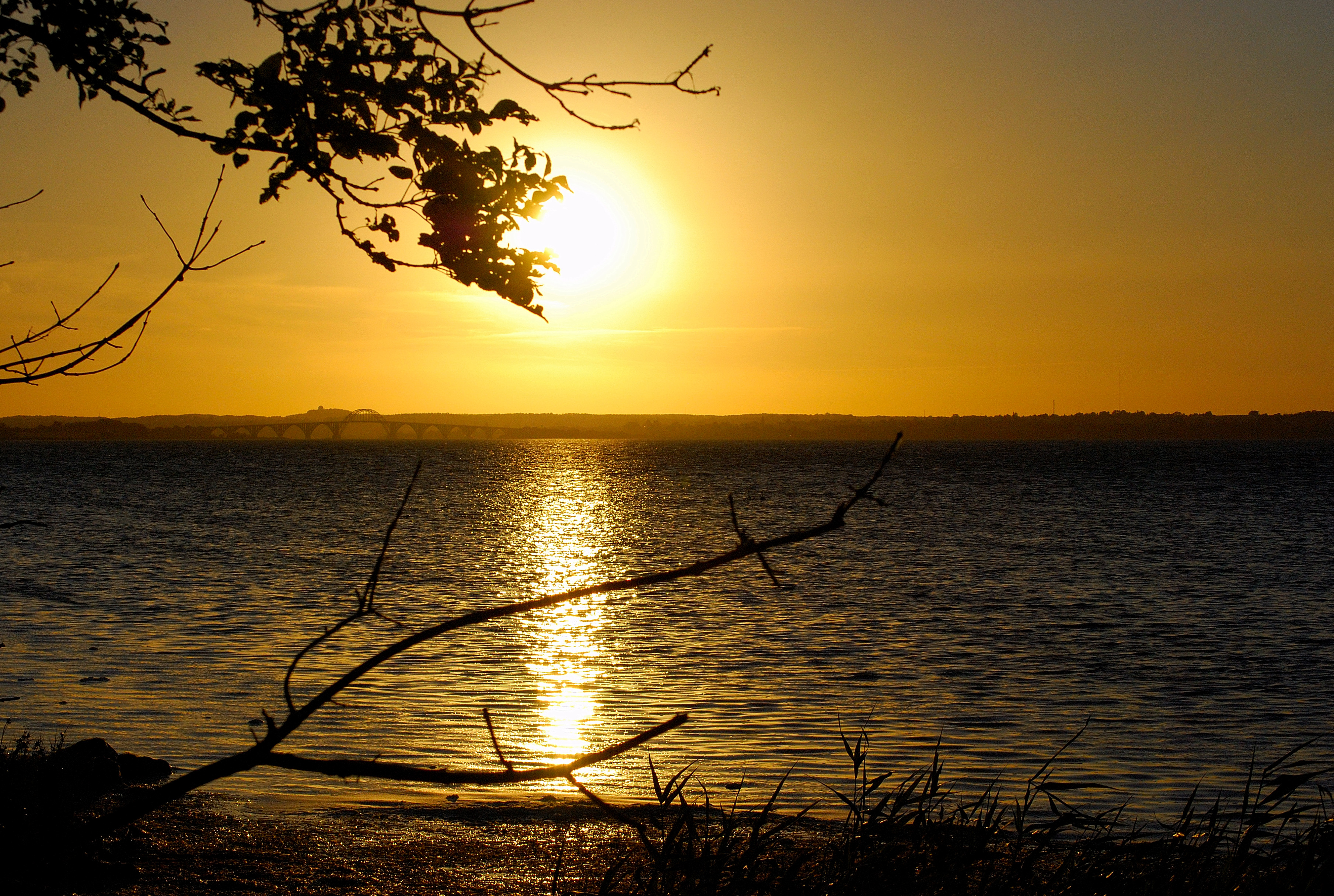 Sunset near Stege - panoramio