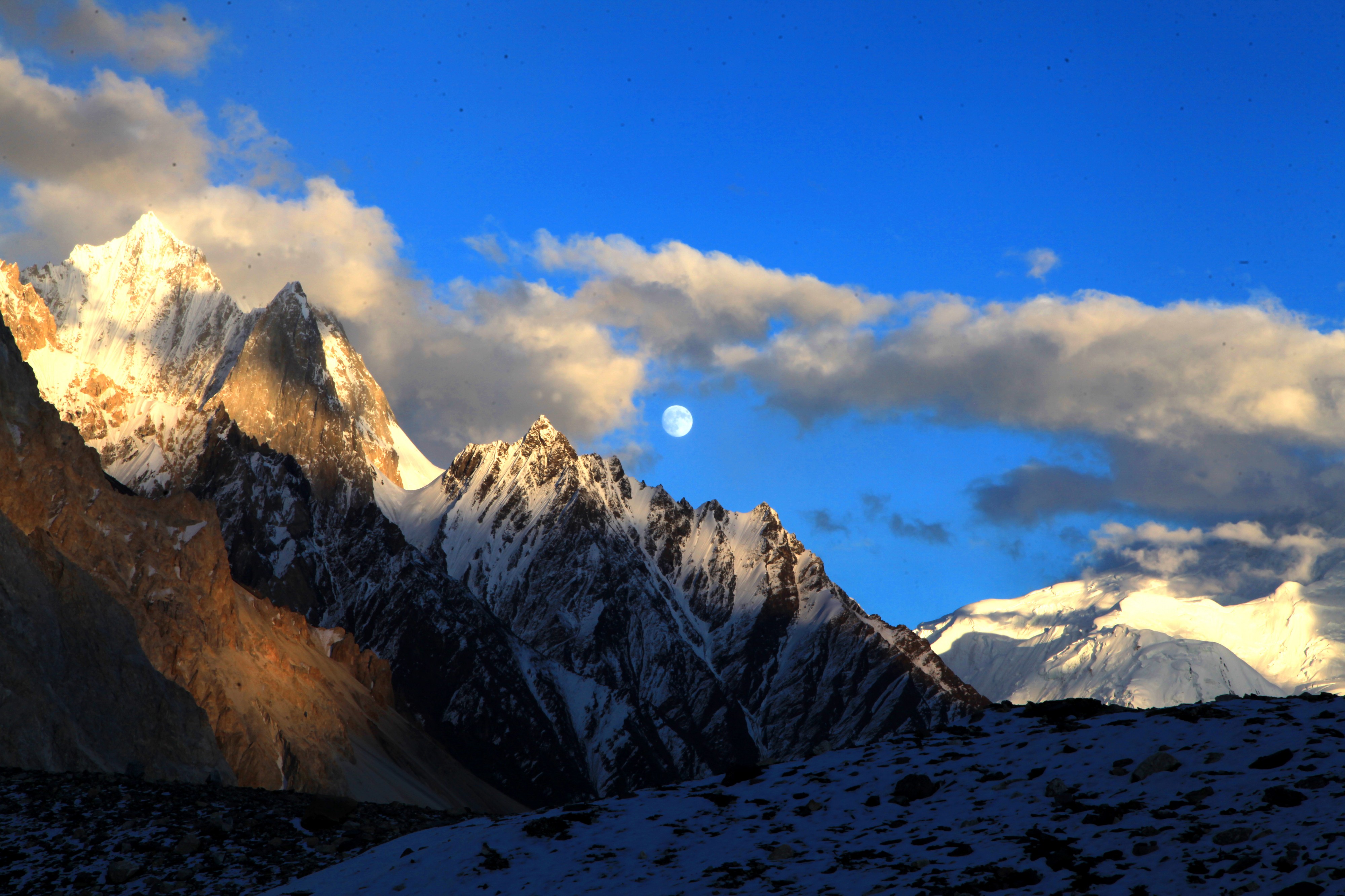 Moon light photography