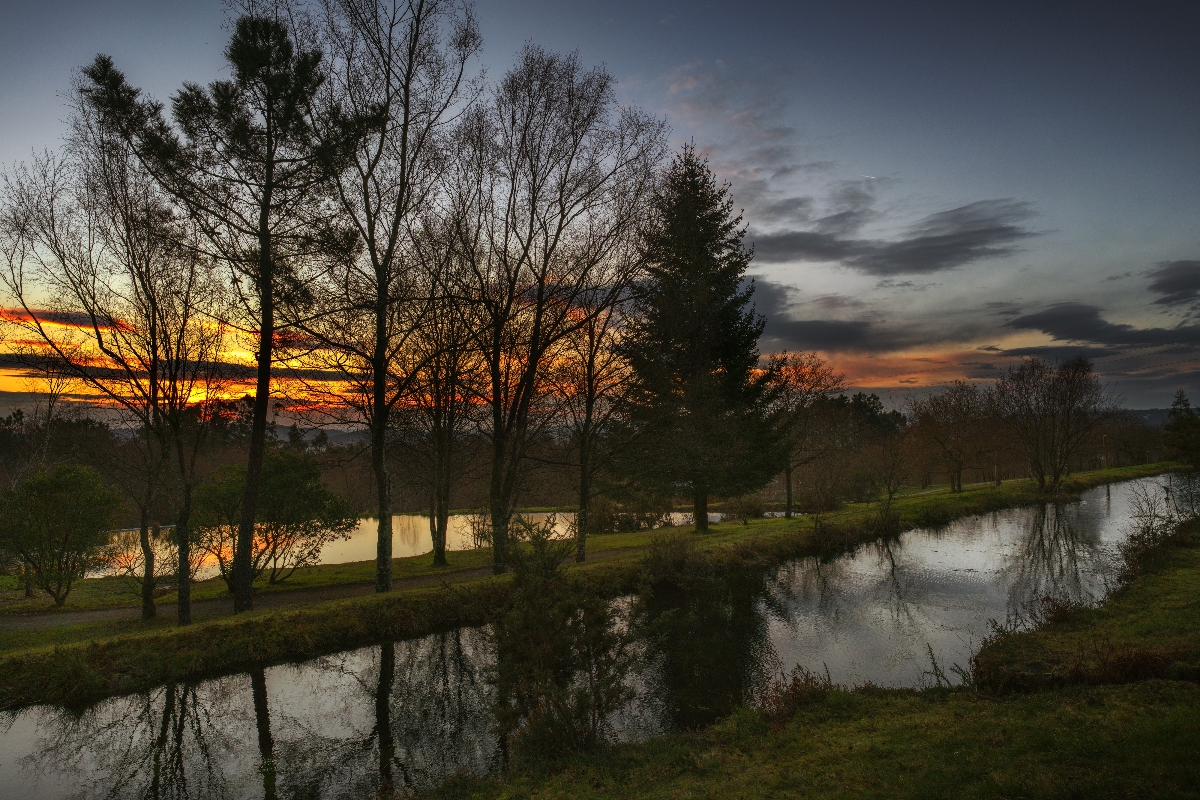 Sunset at Granxa do Xesto, Santiago de Compostela, Galicia 2
