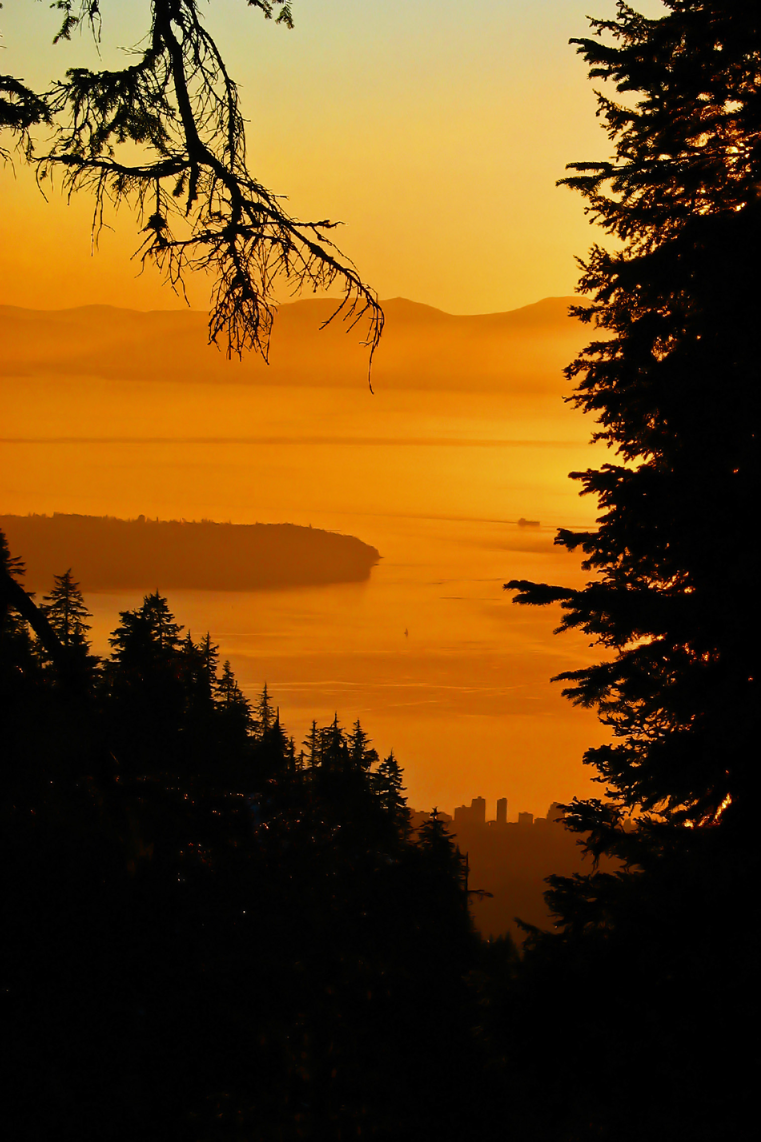 Vancouver at Sunset