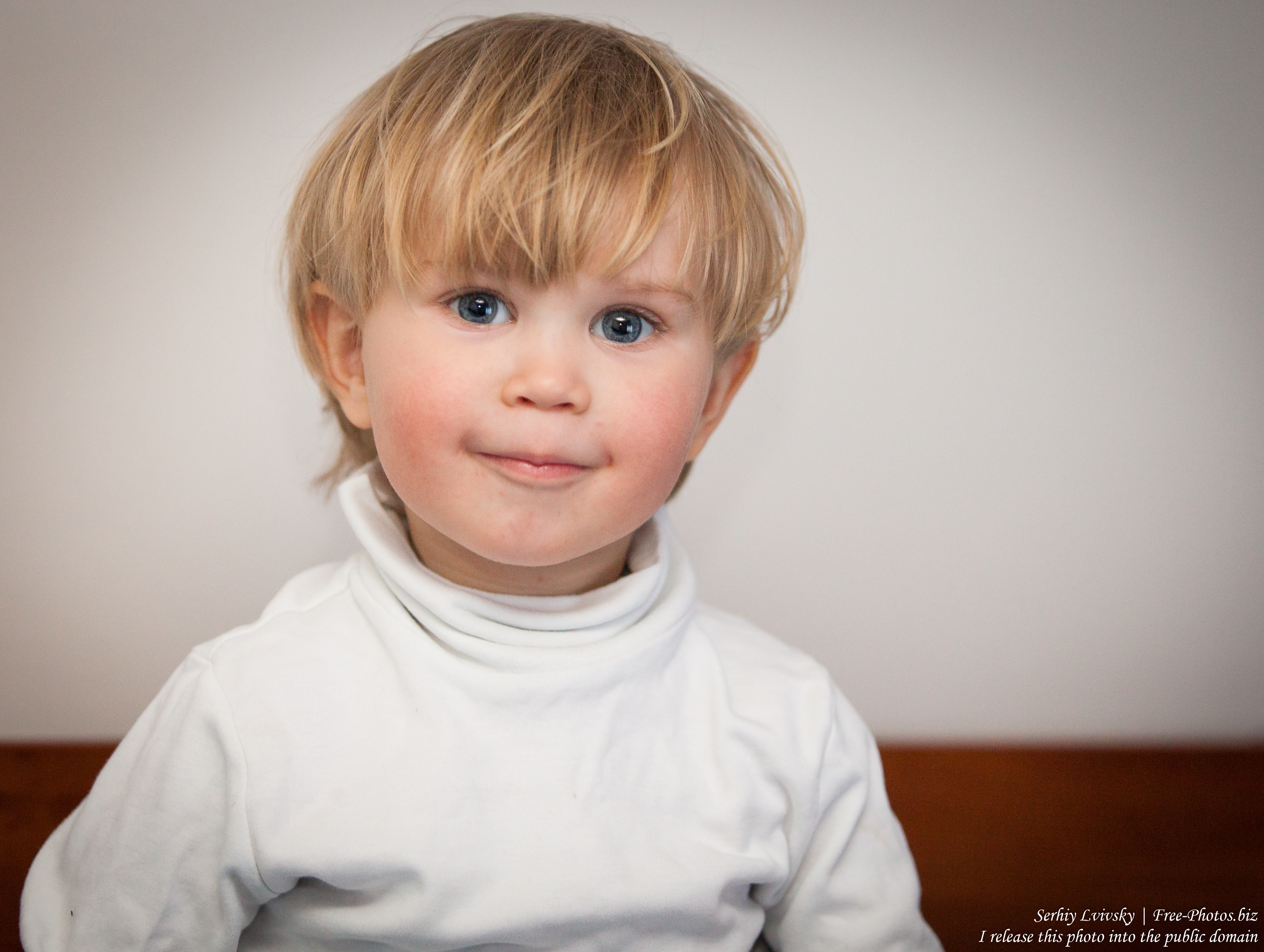 a Catholic baby boy photographed in March 2015
