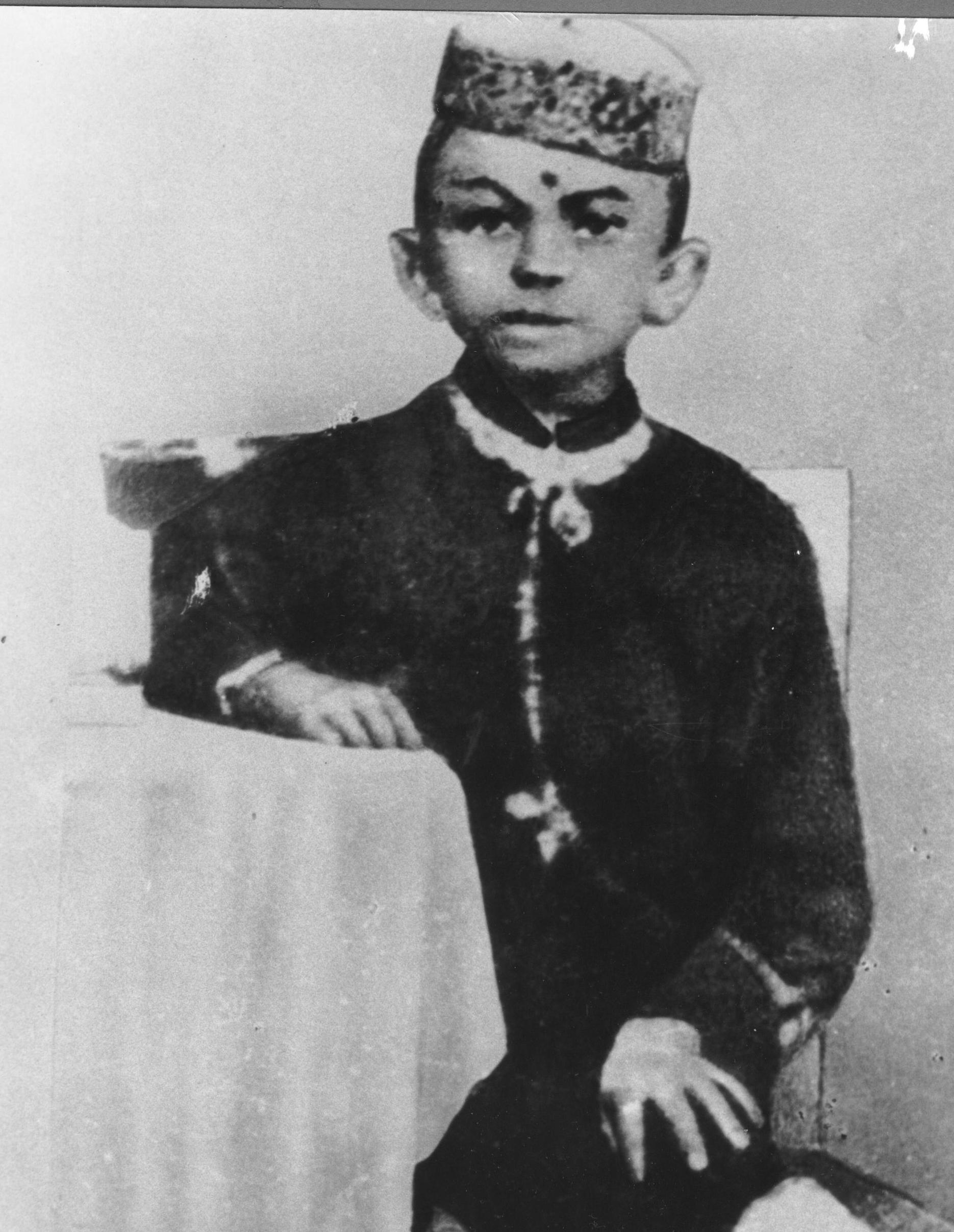 Mohandas K Gandhi, age 7