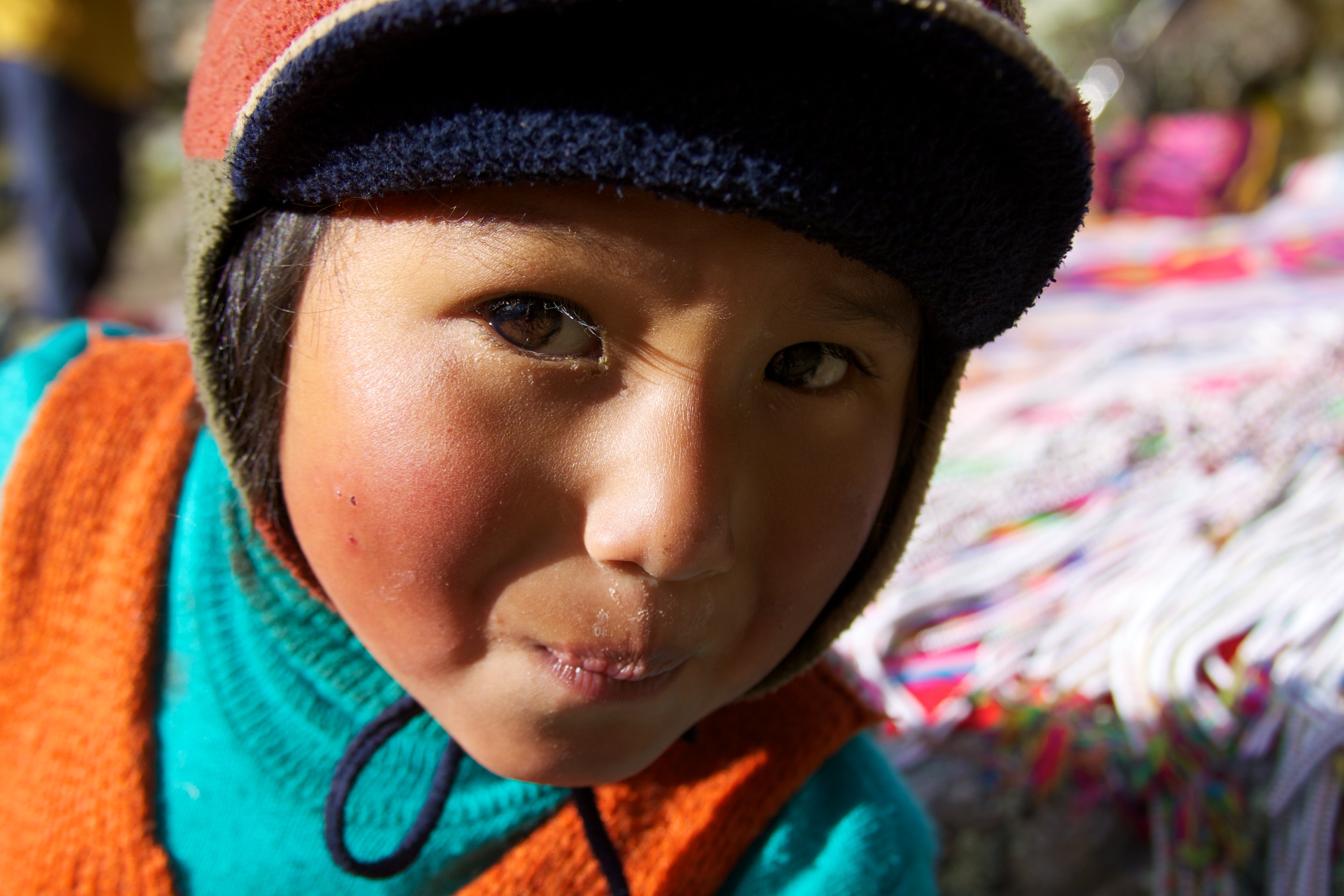 Peru - Salkantay Trek 035 - curious Quechua boy (7154588225)