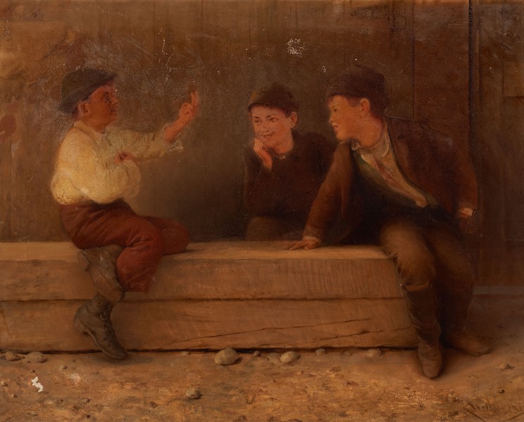 Karl Witkowski - Three Newsboys