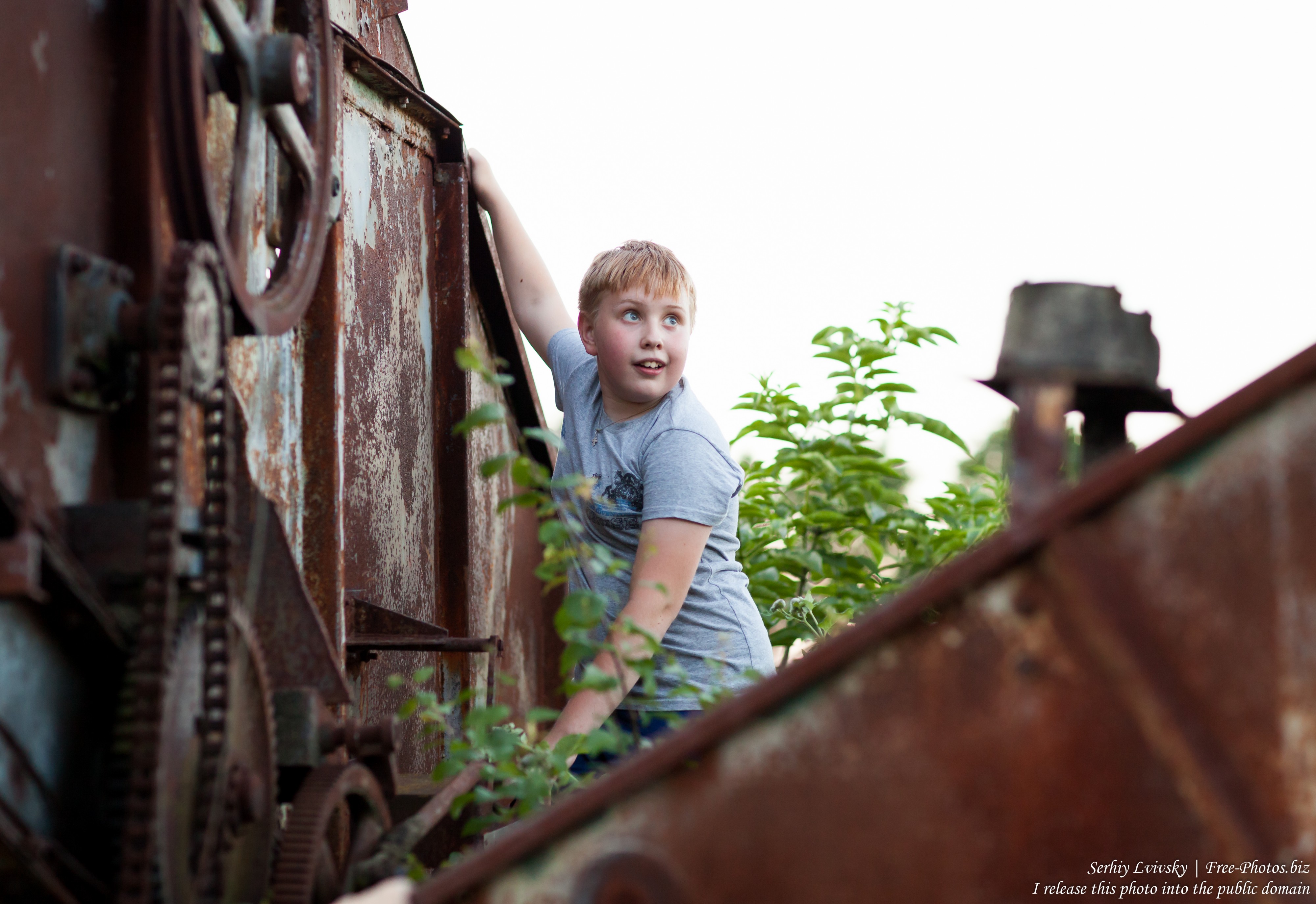 a 12-year-old boy photographed in July 2016