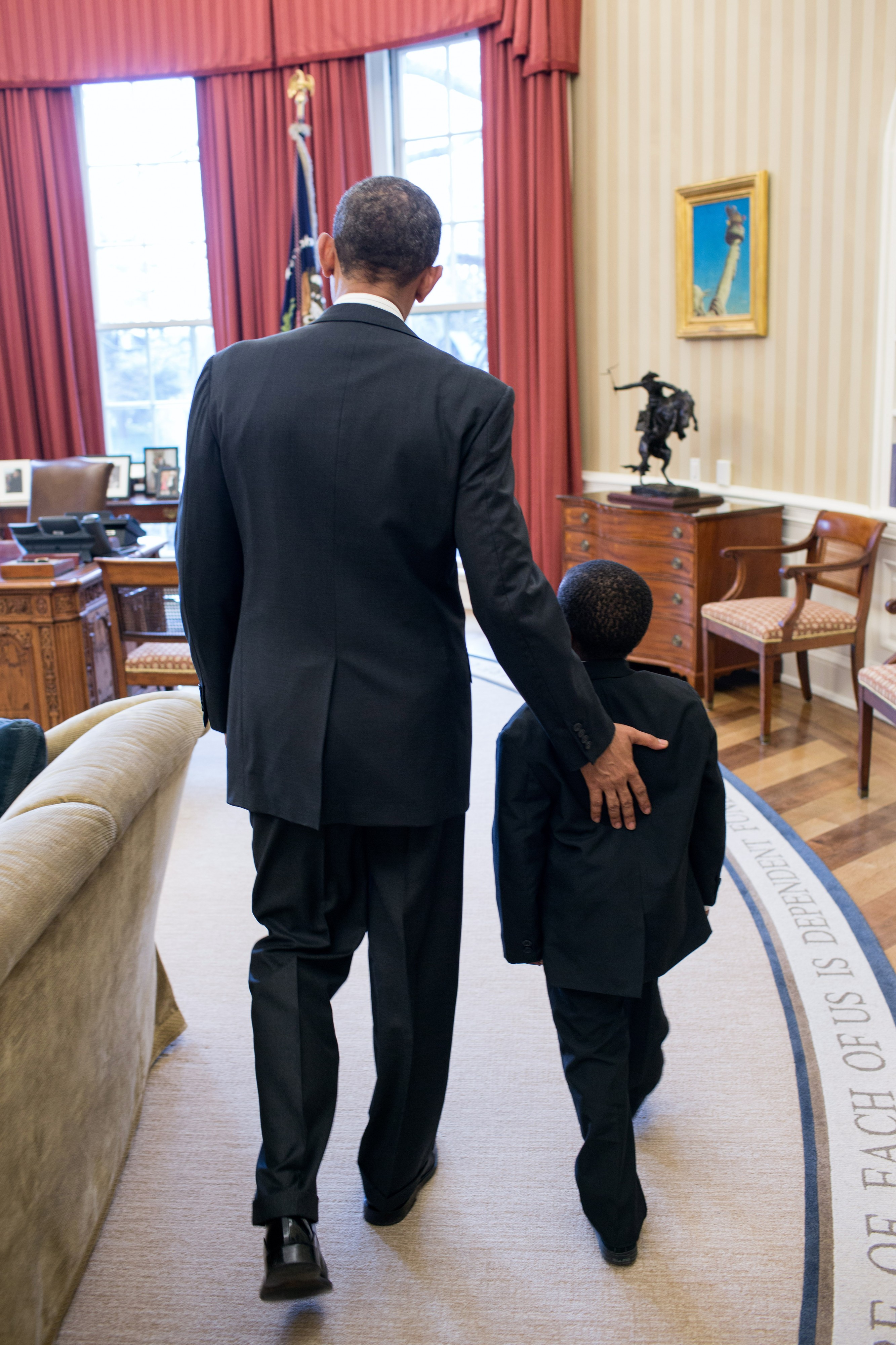 The President and Kid President (8735987826)