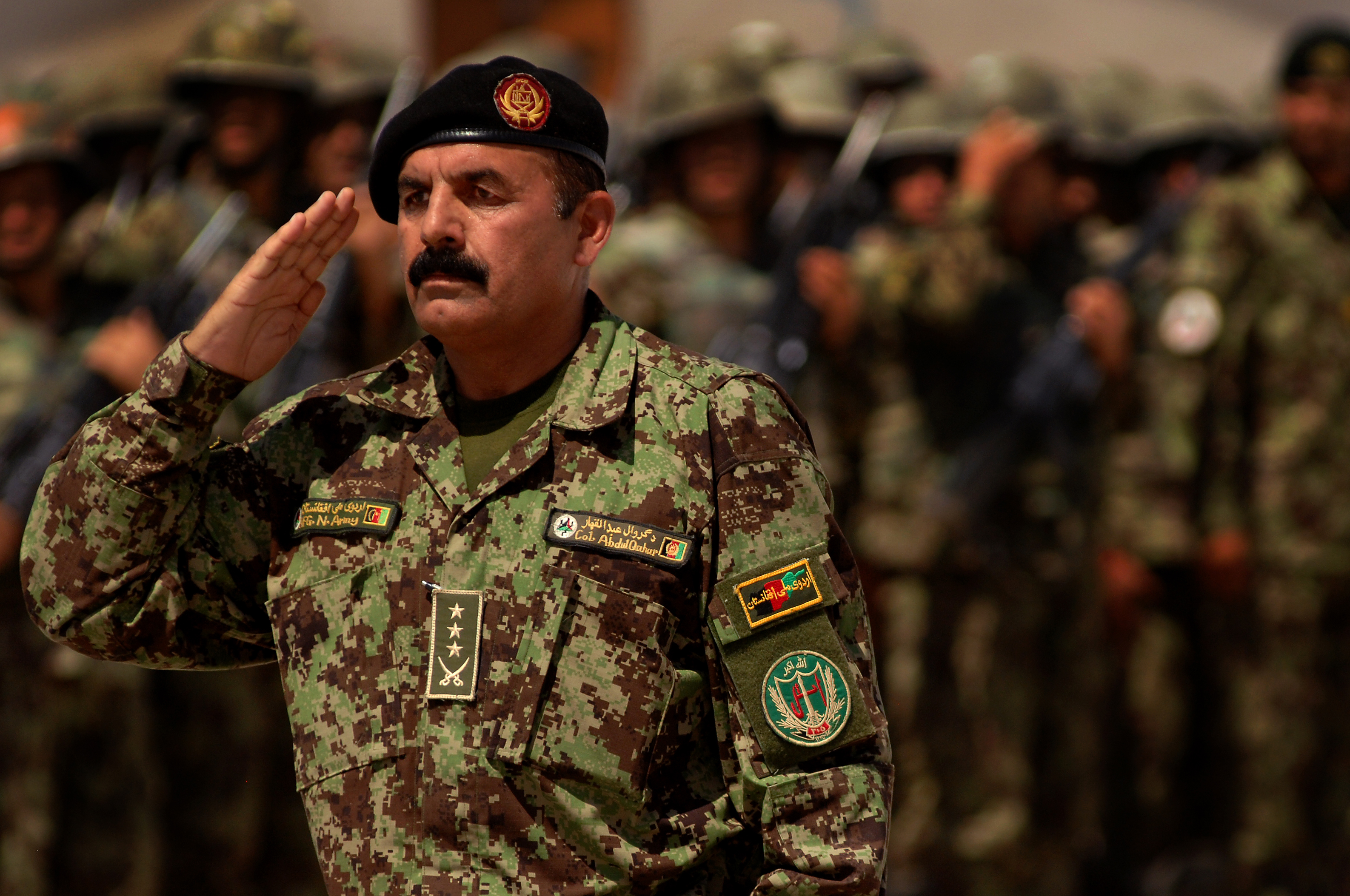 Abdul Qahar of 205th Corps in 2010