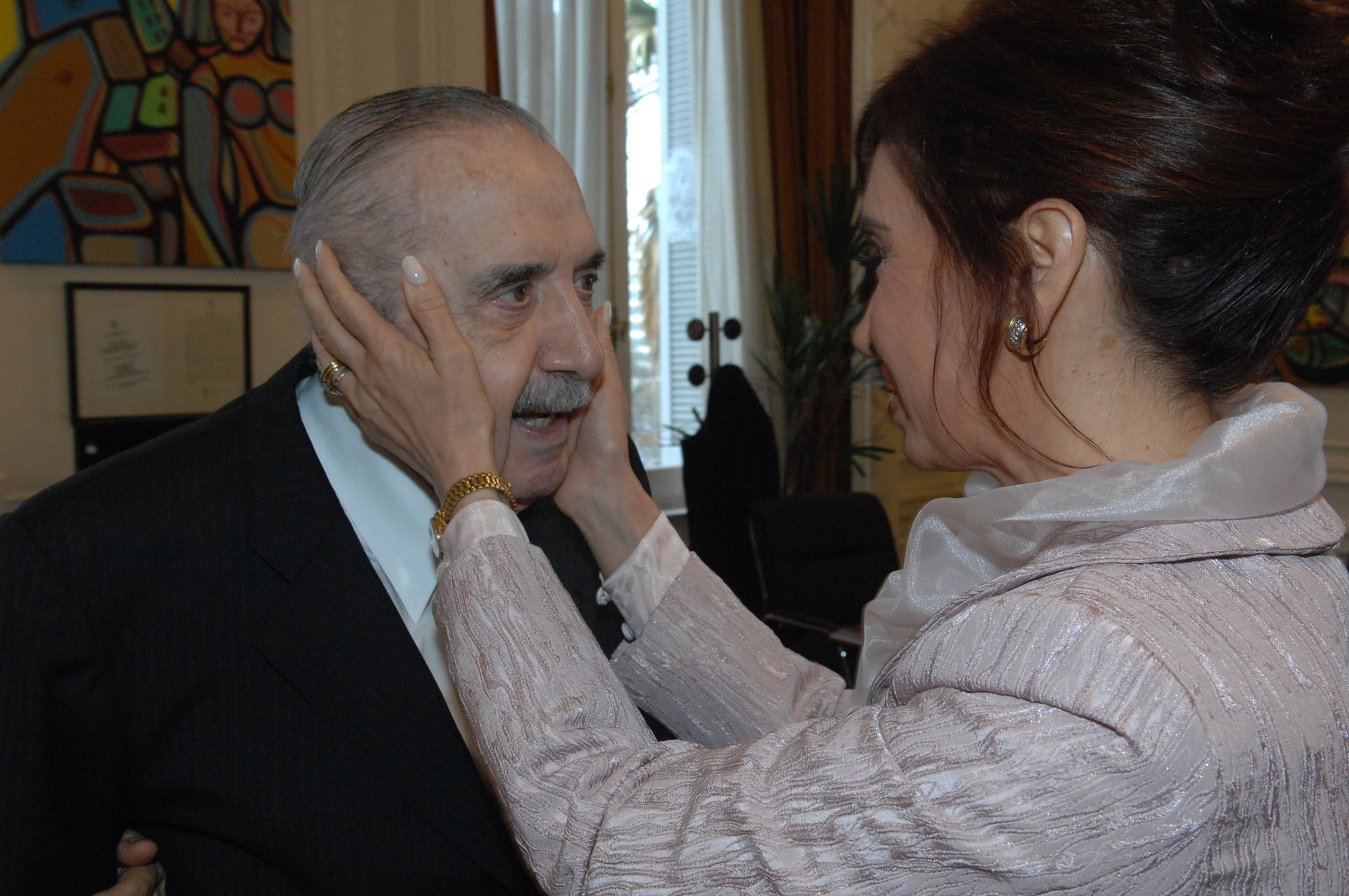 Alfonsín y Cristina