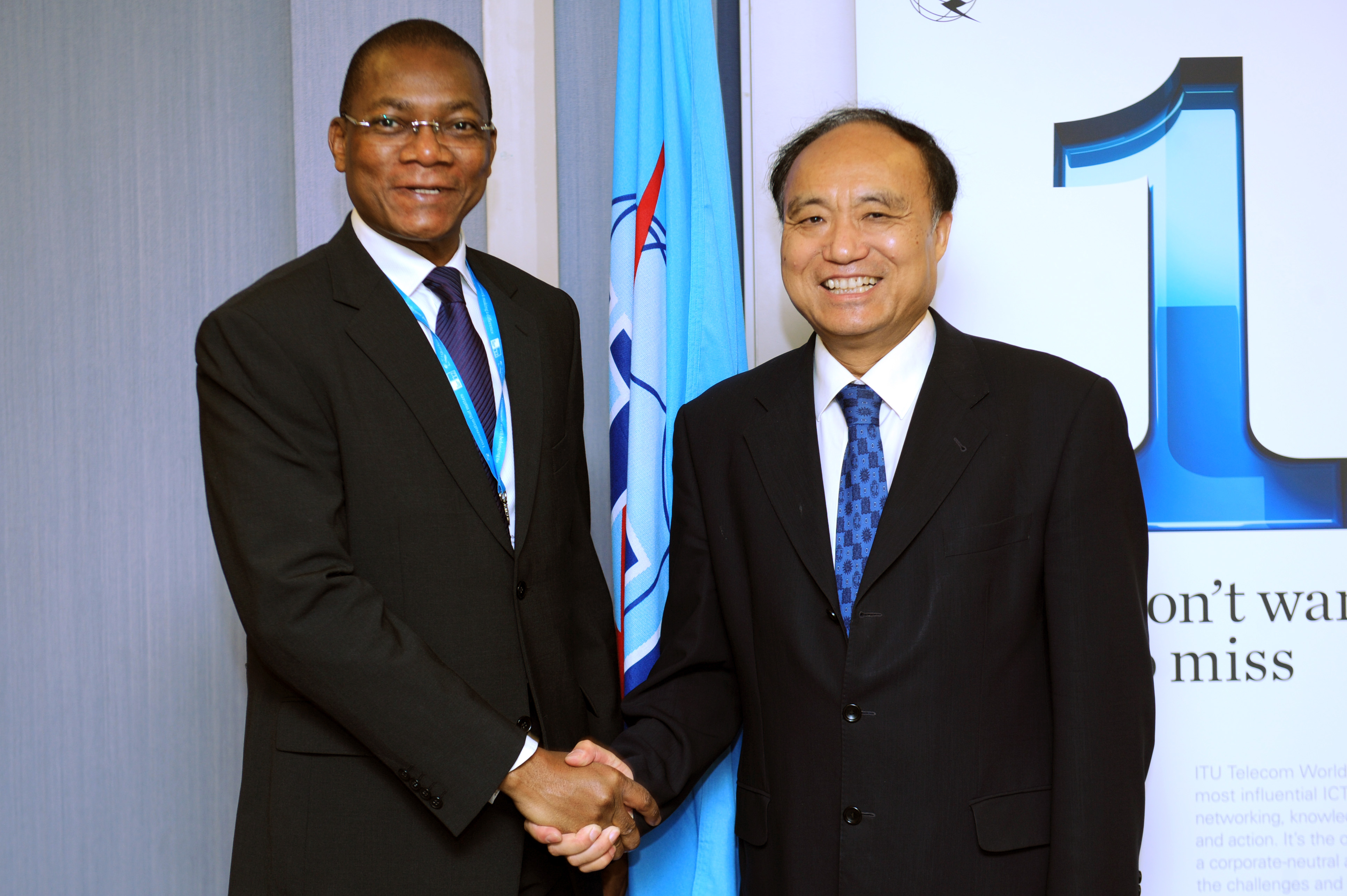 Bruno Nabagné Koné et Houlin Zhao UIT octobre 2012