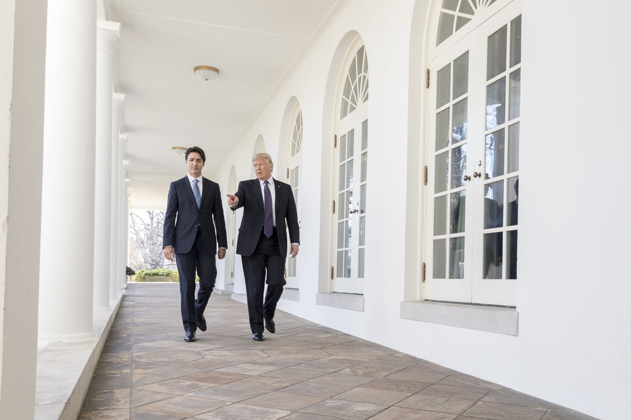 Donald Trump Justin Trudeau 2017-02-13 04