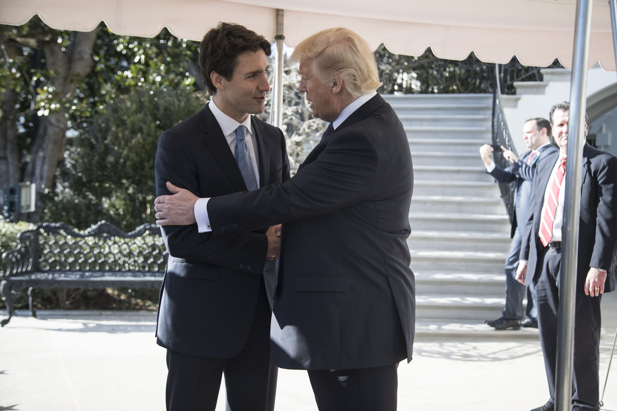 Donald Trump Justin Trudeau 2017-02-13 05