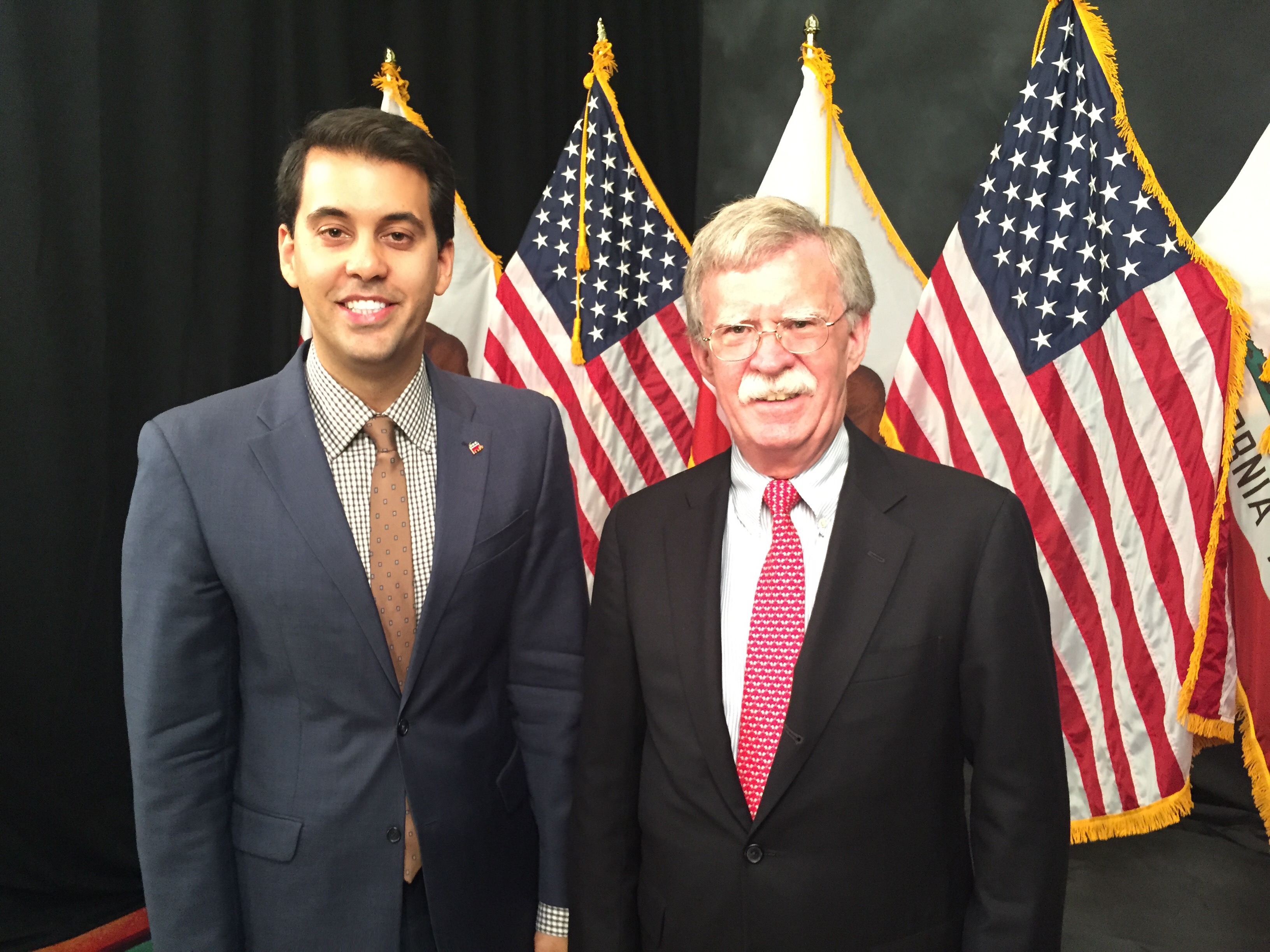 Dr. Nikan Khatibi & Ambassador John Bolton