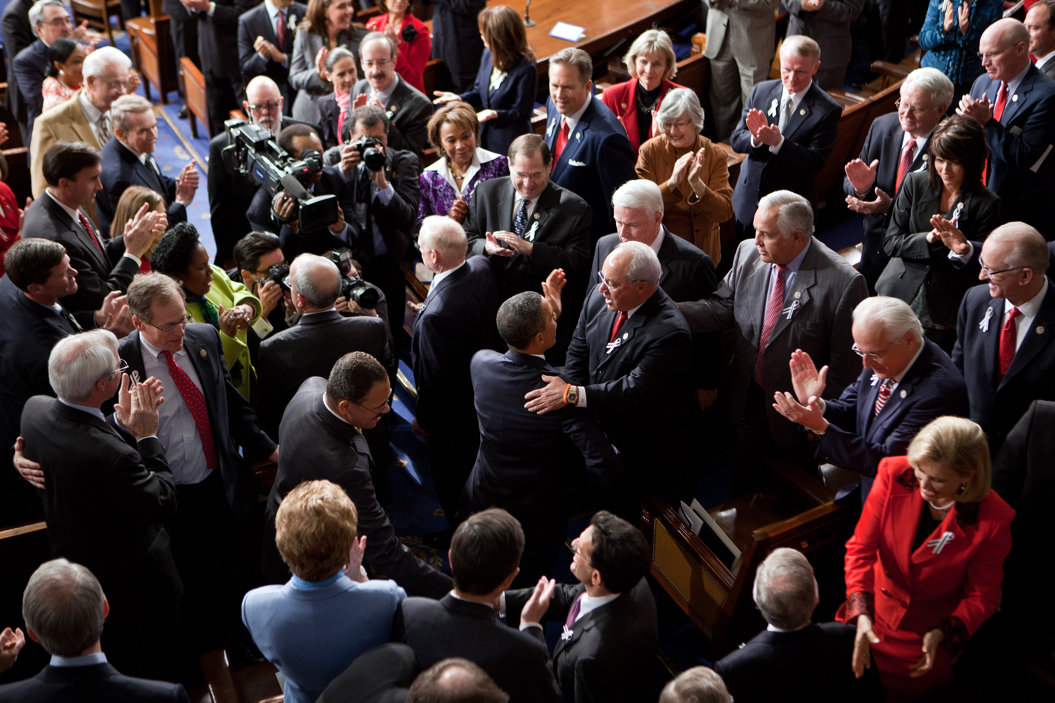 Obama entrance State of the Union 2011
