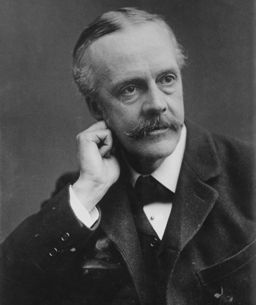 Arthur Balfour, photo portrait facing left