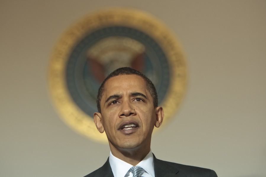 Barack Obama speaks about US automotive industry 3-30-09 2
