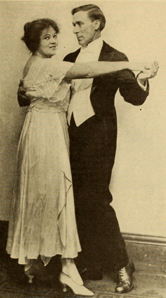 Bill Hart and Mrs. Colonel Farrell - Photoplay, August 1918