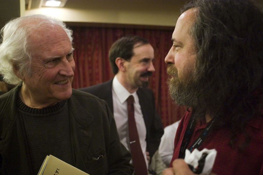 Fernando 'Pino' Solanas and Richard Stallman2