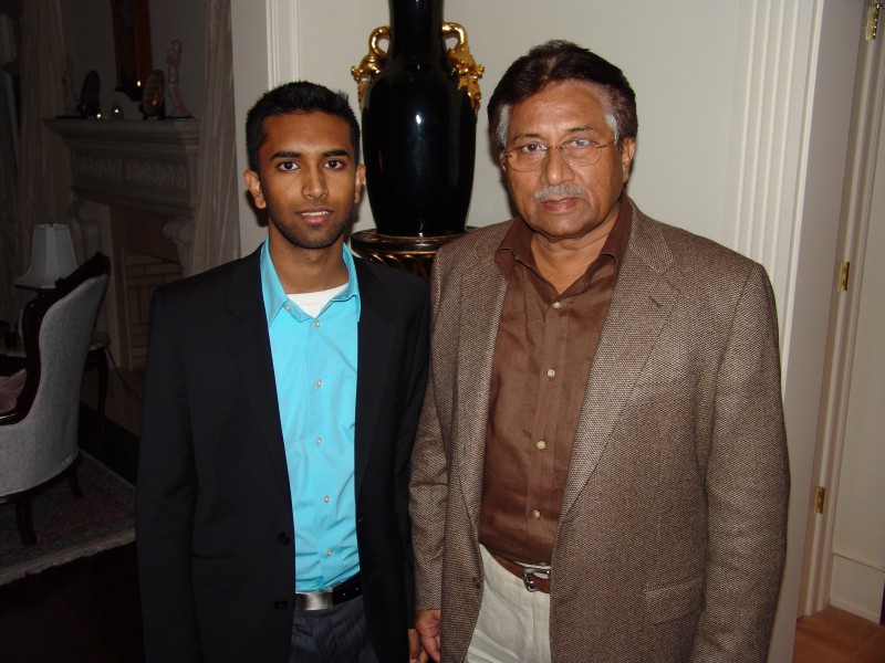 Hasan Ansari AKA SethA With Pervez Musharaff