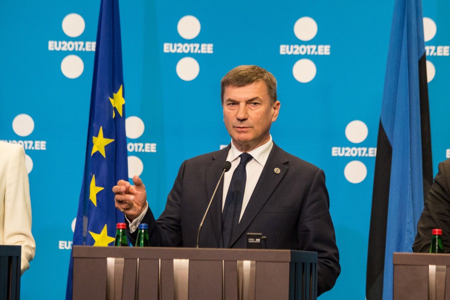 Informal meeting of competitiveness and telecommunications ministers (COMPET). Press conference Andrus Ansip (36004495305)
