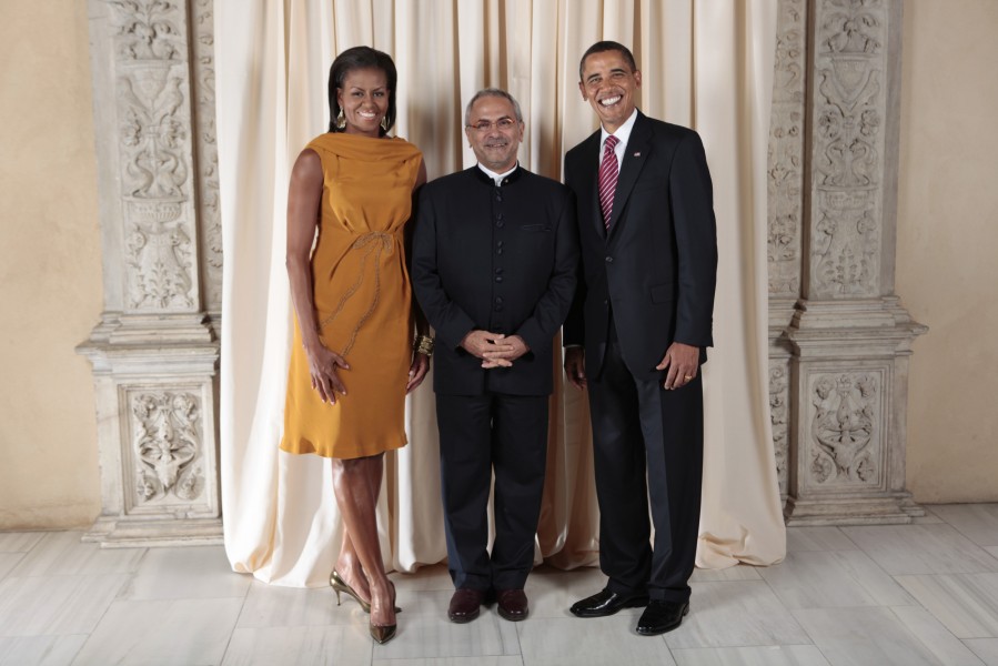 Jose Ramos-Horta with Obamas