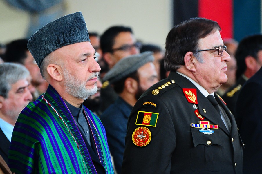 Karzai and Wardak in 2011