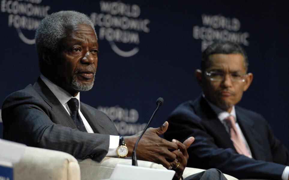 Kofi Anann, 2009 World Economic Forum on Africa-1