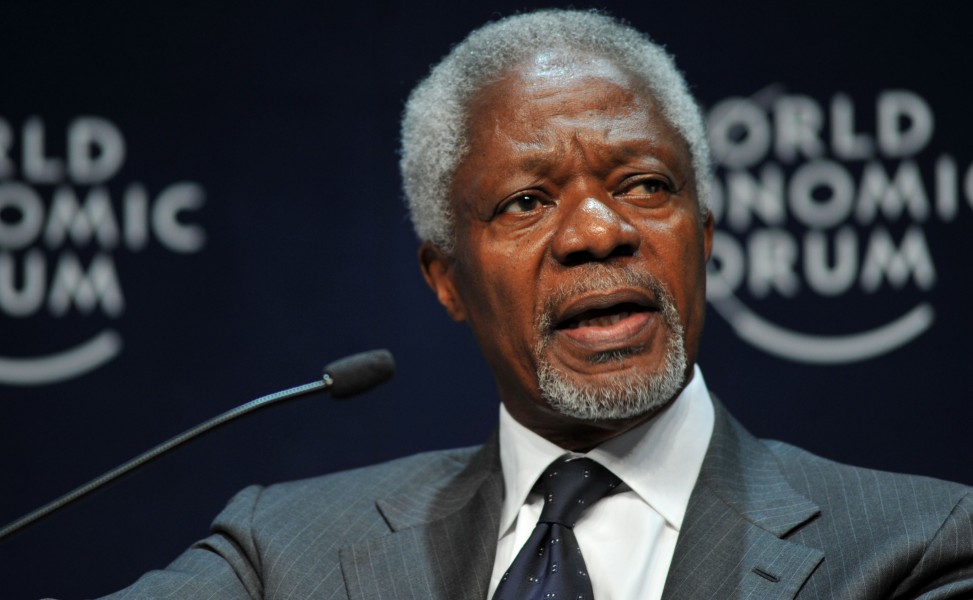 Kofi Anann, 2009 World Economic Forum on Africa-2