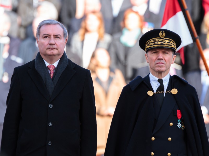 November 11th ceremony in Toulouse in 2014 - 3869 - Moudenc, Mailhos