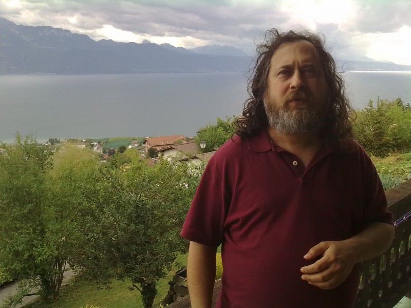 Richard Stallman in Switzerland