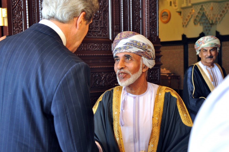 Secretary Kerry Meets With Omani Qaboos bin Said Al Said